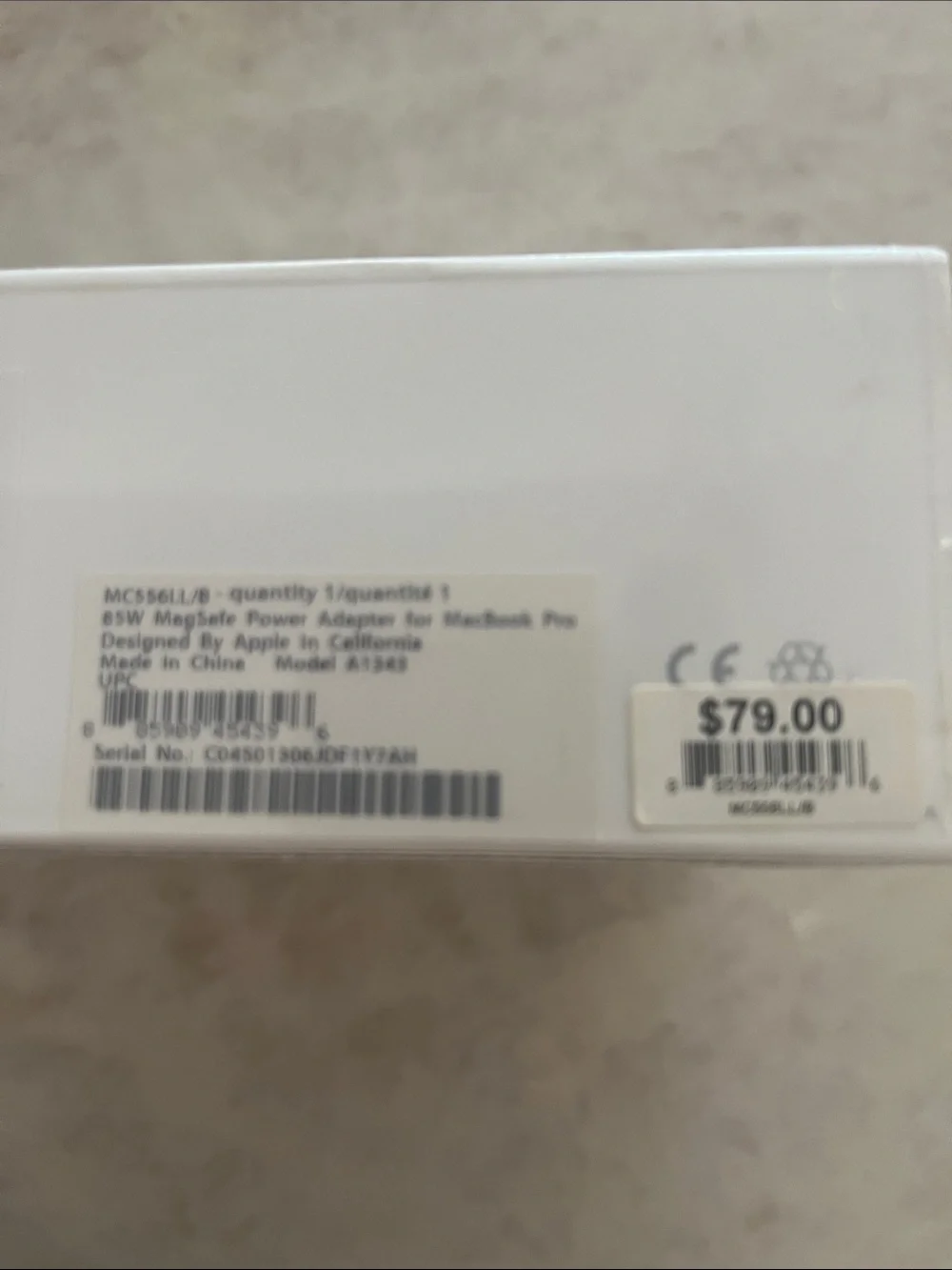 Apple 85W MagSafe Power Adapter - White